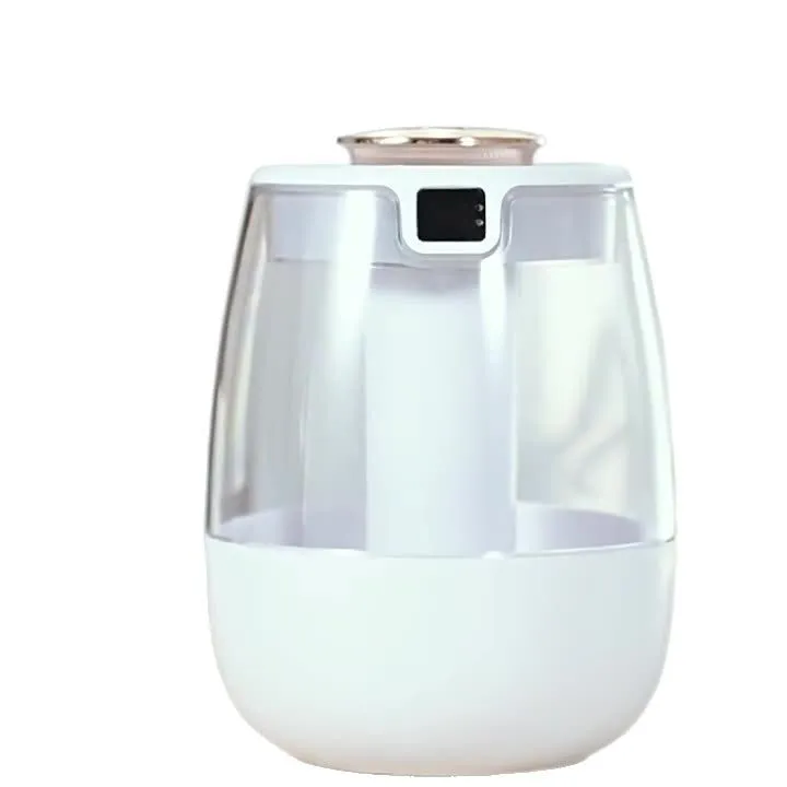 Mini USB Humidifier with Large Mist Output – Compact Desktop Cool Mist Humidifier for Bedroom, Home, Office, Ultra Quiet Portable Air Moisturizer